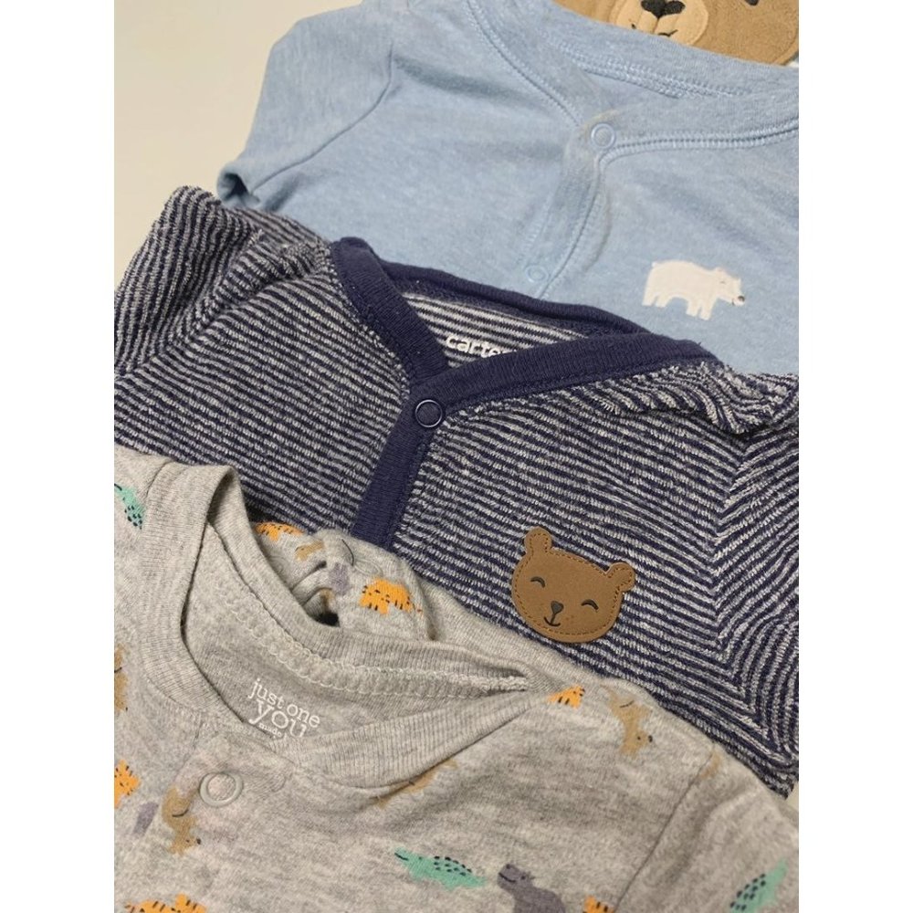 9M Carters Sleep and Play Pajamas 4pc. Assorted Bundle